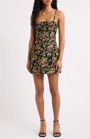 Saylor Sydney Floral Print Sleeveless Minidress