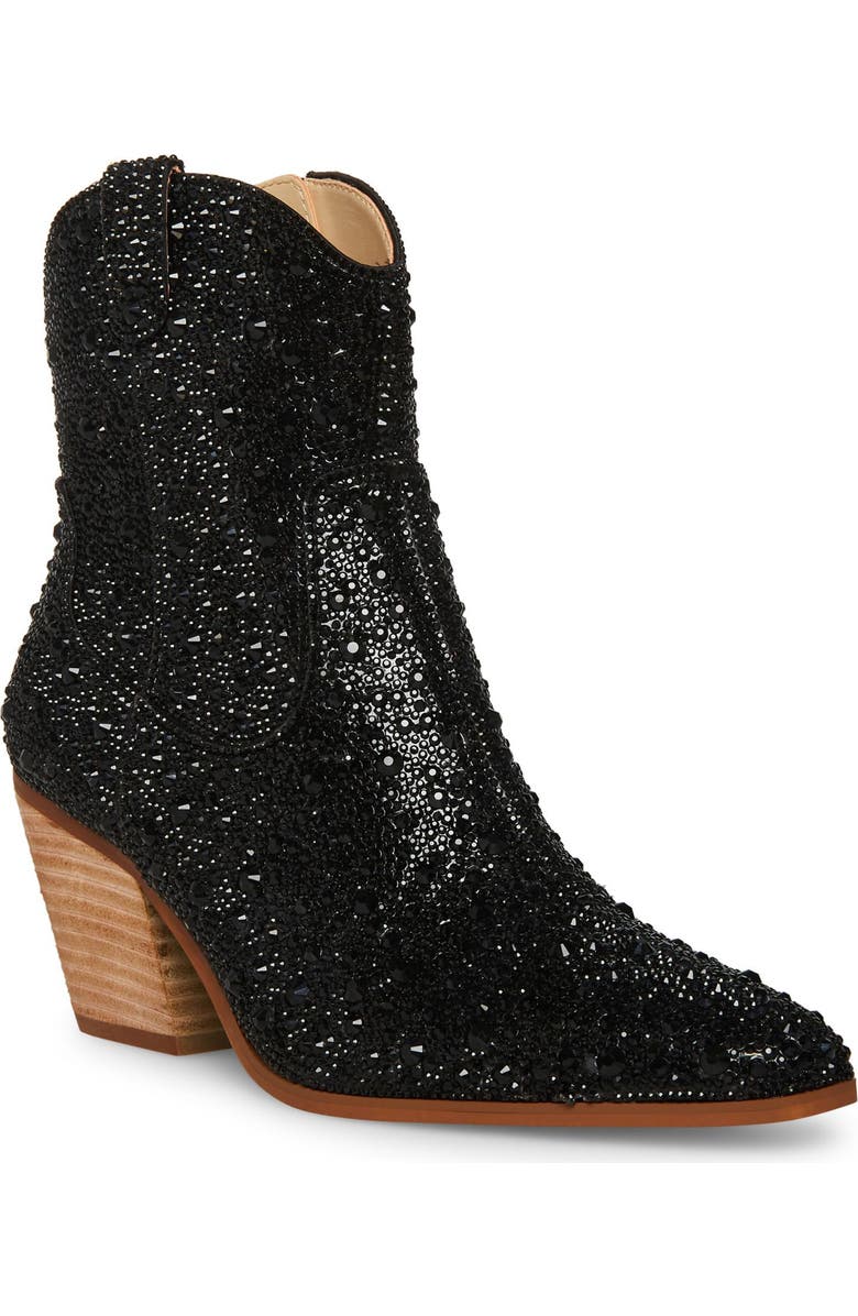 Betsey Johnson Diva Embellished Western Bootie, Main, color,