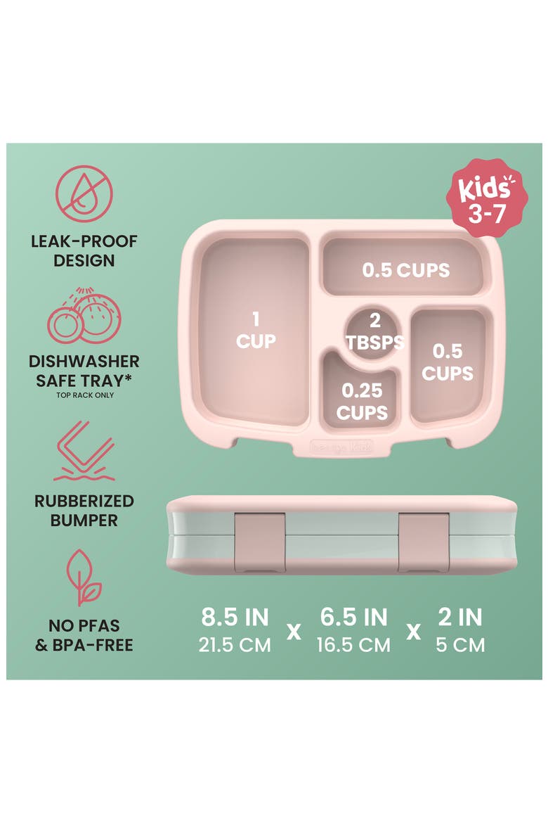 Nature Adventure Leak-Proof Lunchbox, Alternate, color, CREAM