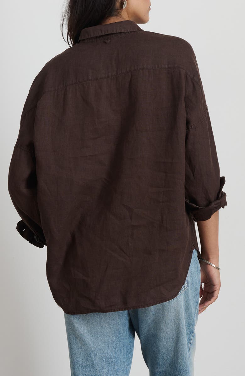 Alex Mill Jo Linen Button-Up Shirt, Alternate, color, 