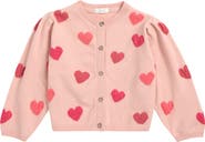 NEXT Kids' Heart Appliqué Cardigan