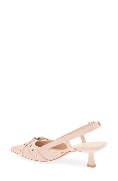 Stuart Weitzman Supermoto Kitten Heel Slingback Pump