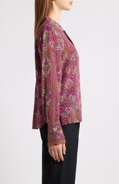 Kobi Halperin Sawyer Paisley Print Woven Shirt In Red