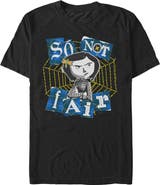 Coraline Men's So Not Fair Quote Short Sleeve T-Shirt