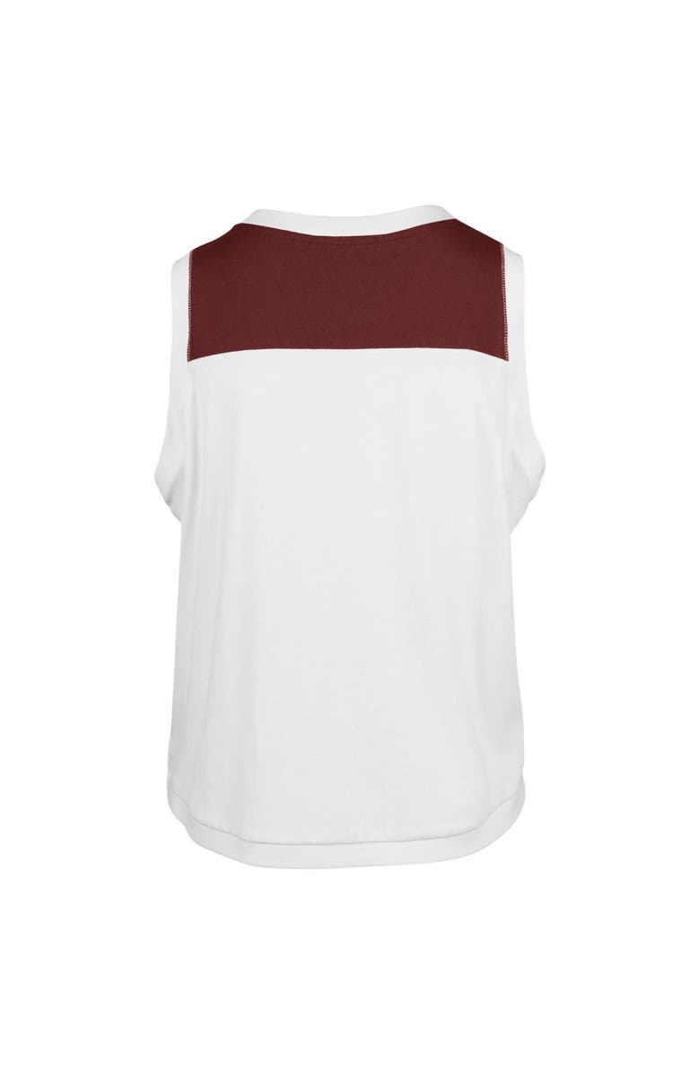 '47 Women's '47 White Alabama Crimson Tide Premier Zoey Waist Length Tank Top, Alternate, color, White