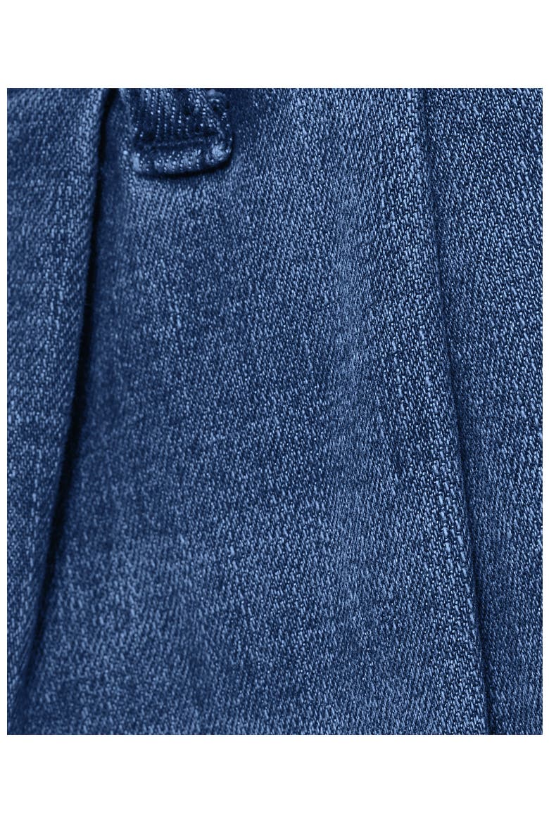 Denim Mid Rise Wide Leg Culotte Jeans, Alternate, color, Indigo Tide Blue