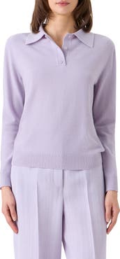 Akris Cashmere Polo Sweater