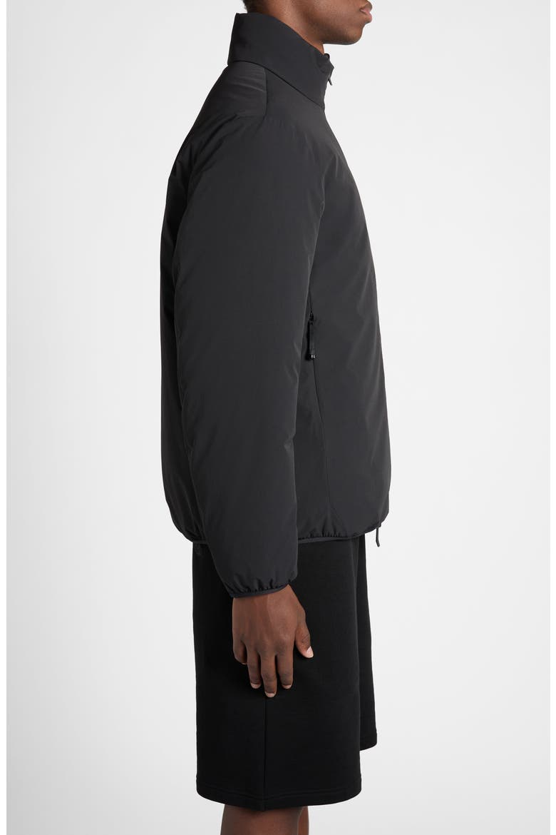 Larcher Reversible Water Repellent Down Jacket, Alternate, color, BLACK
