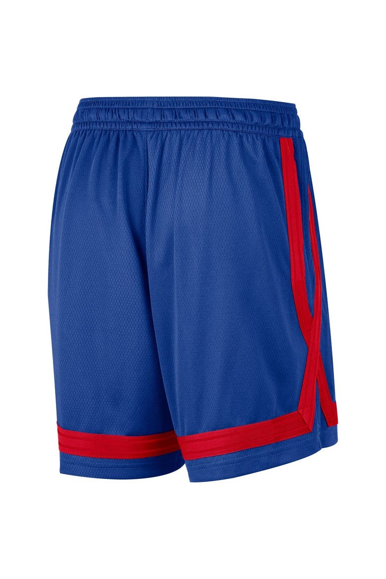 Women's Nike Royal Philadelphia 76ers Crossover Performance Shorts, Alternate, color, Royal