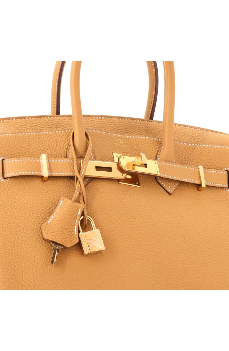 Pre-Owned Hermes Birkin Handbag Brown Togo with Gold Hardware 30, Alternate, color, Natural Sable