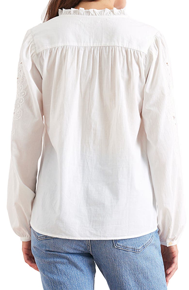 Paneros Clothing Camilla Embroidered Blouse, Alternate, color, Off White