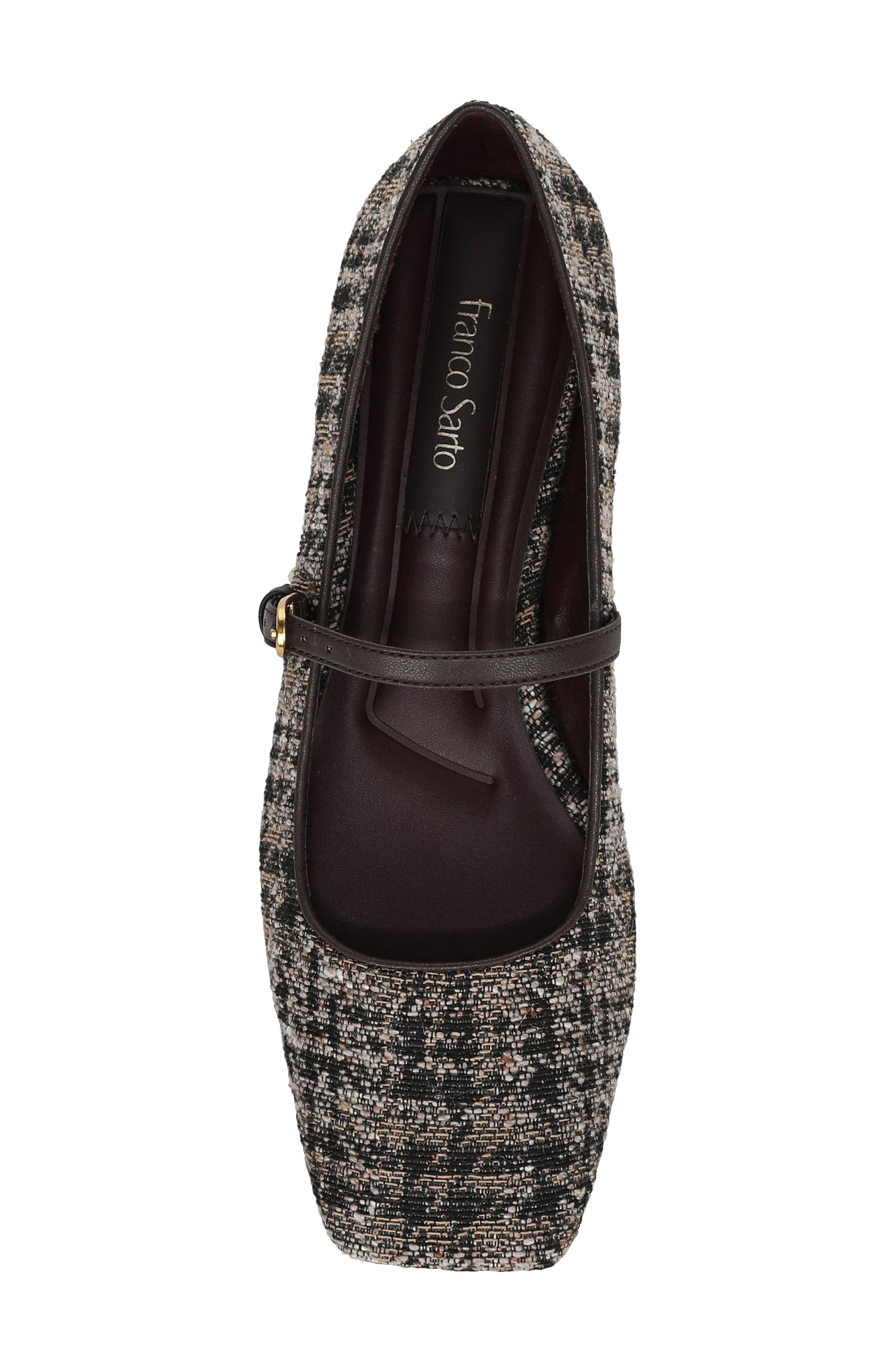 Franco Sarto Tinsley Mary Jane Flat, Alternate, color, Black