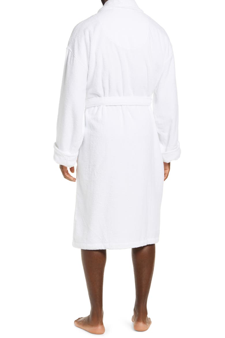Earthright Shawl Collar Terry Robe, Alternate, color, WHITE