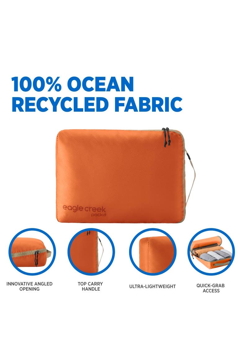 Pack-It Isolate Medium Cube, Alternate, color, Mandarin