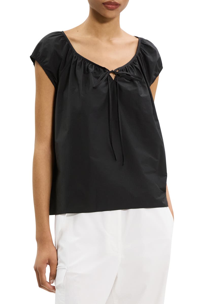 Theory Easy Tie Woven Shirt, Main, color, 