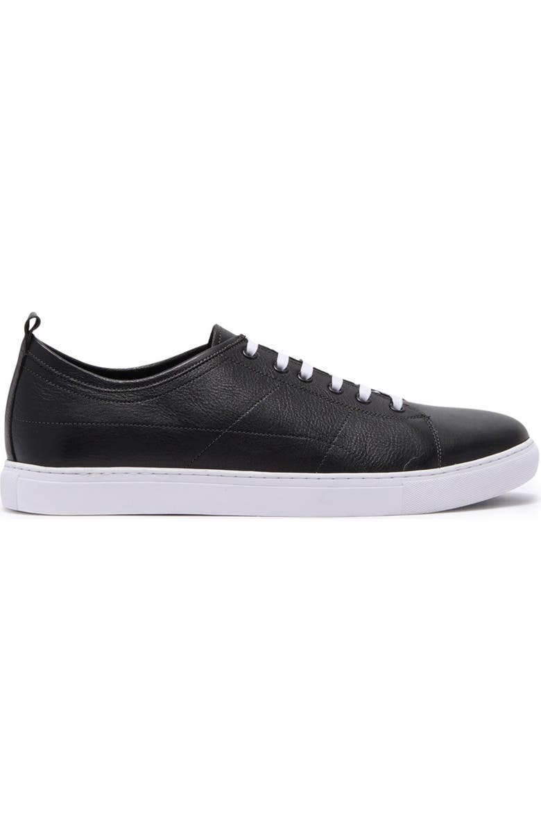 Robert Graham Blackburn Leather Sneaker - Wide Width, Alternate, color,