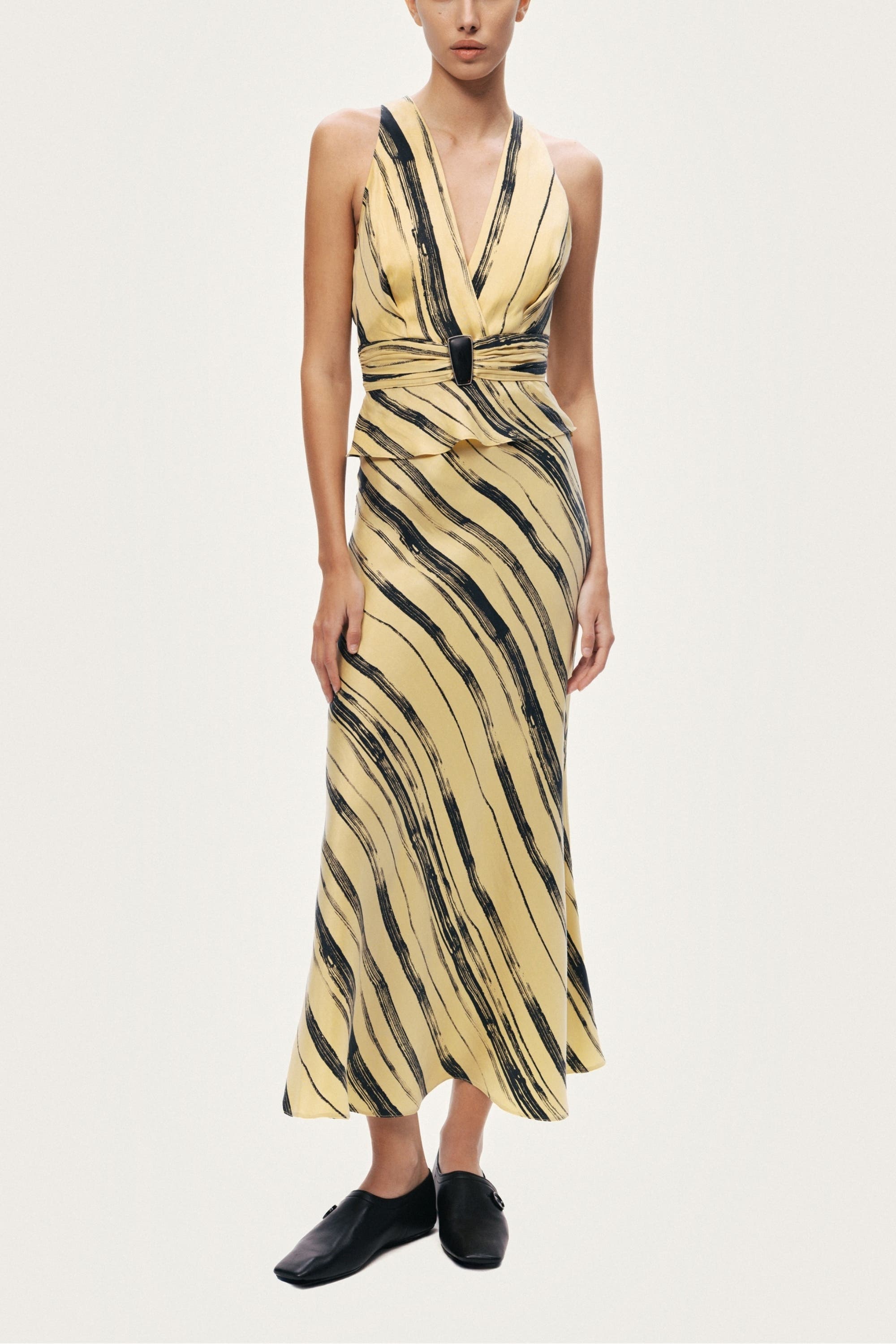 Women's Lightweight Printed Midi Skirt - image 2