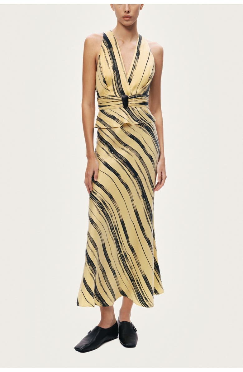 Nocturne Women's Lightweight Printed Midi Skirt, Alternate, color, Multi-Colored