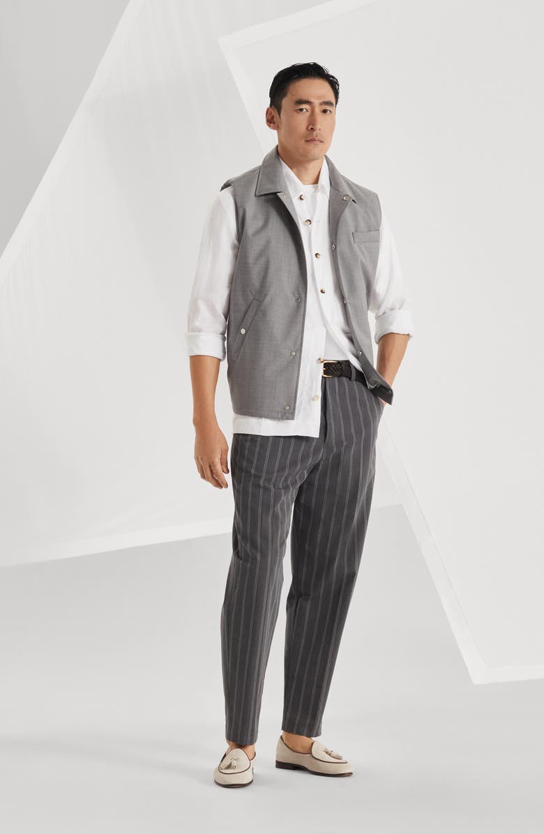 Brunello Cucinelli Linen guayabera, Alternate, color, 