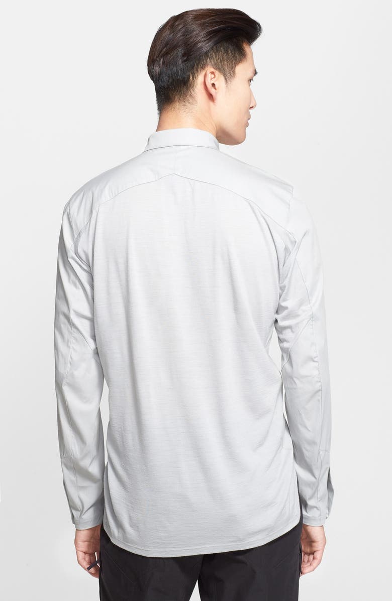 Veilance Arc'teryx Veilance Trim Fit Poplin Shirt, Alternate, color,