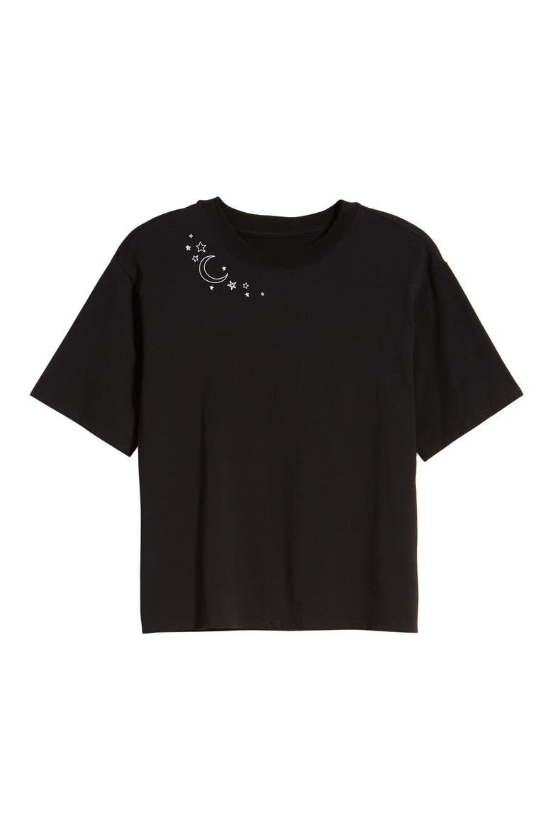 x Claudia Sulewski Relaxed Graphic Tee, Alternate, color, BLACK STARLINE