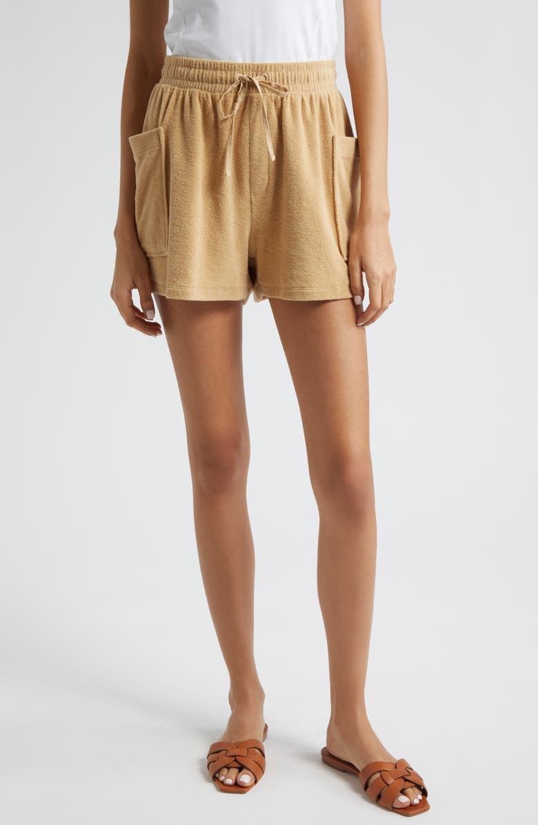 ATM Anthony Thomas Melillo Terry Cloth Drawstring Shorts, Main, color, 