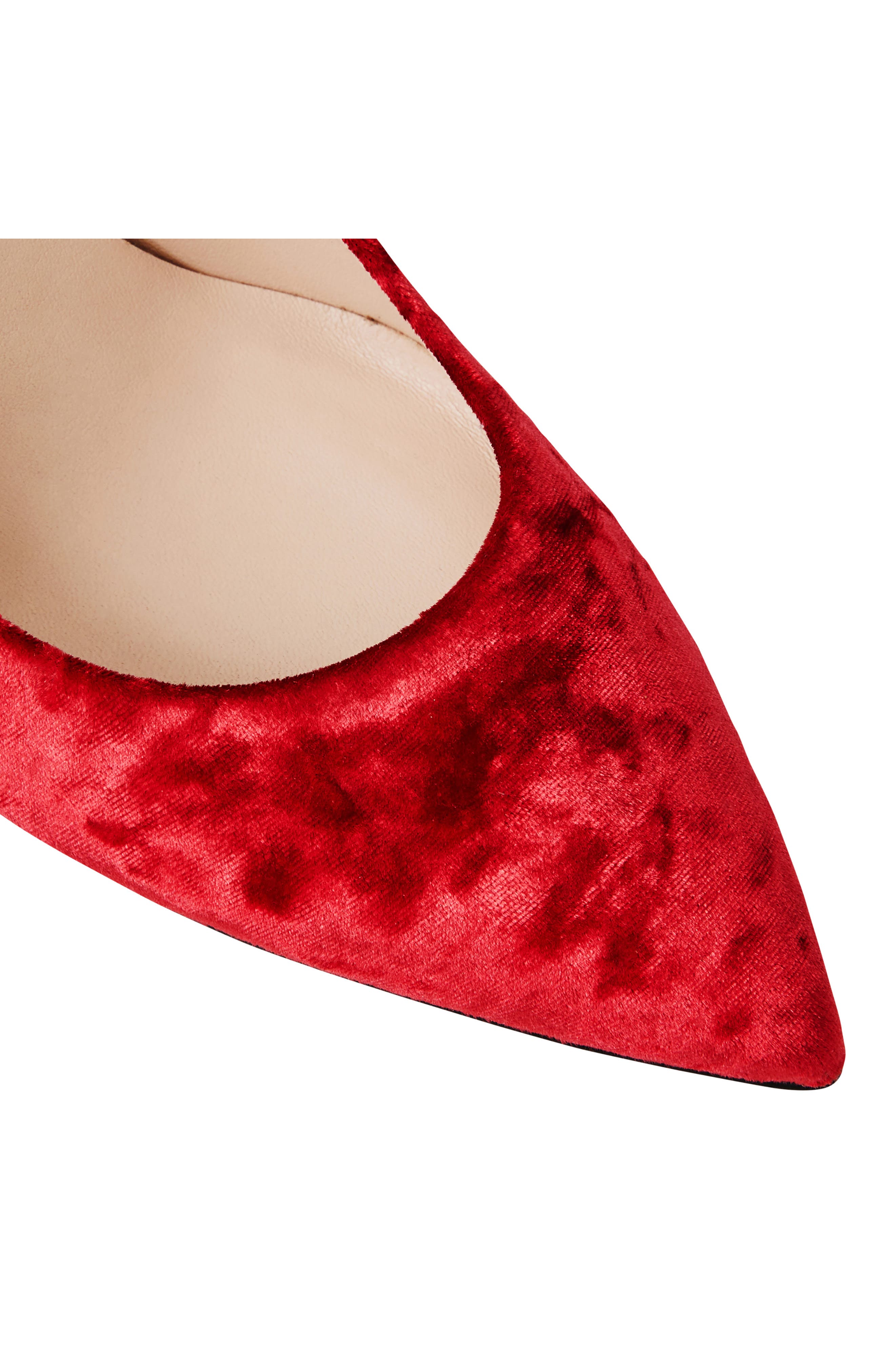 Telma Pump, Alternate, color, WINE CRUSHED VELVET