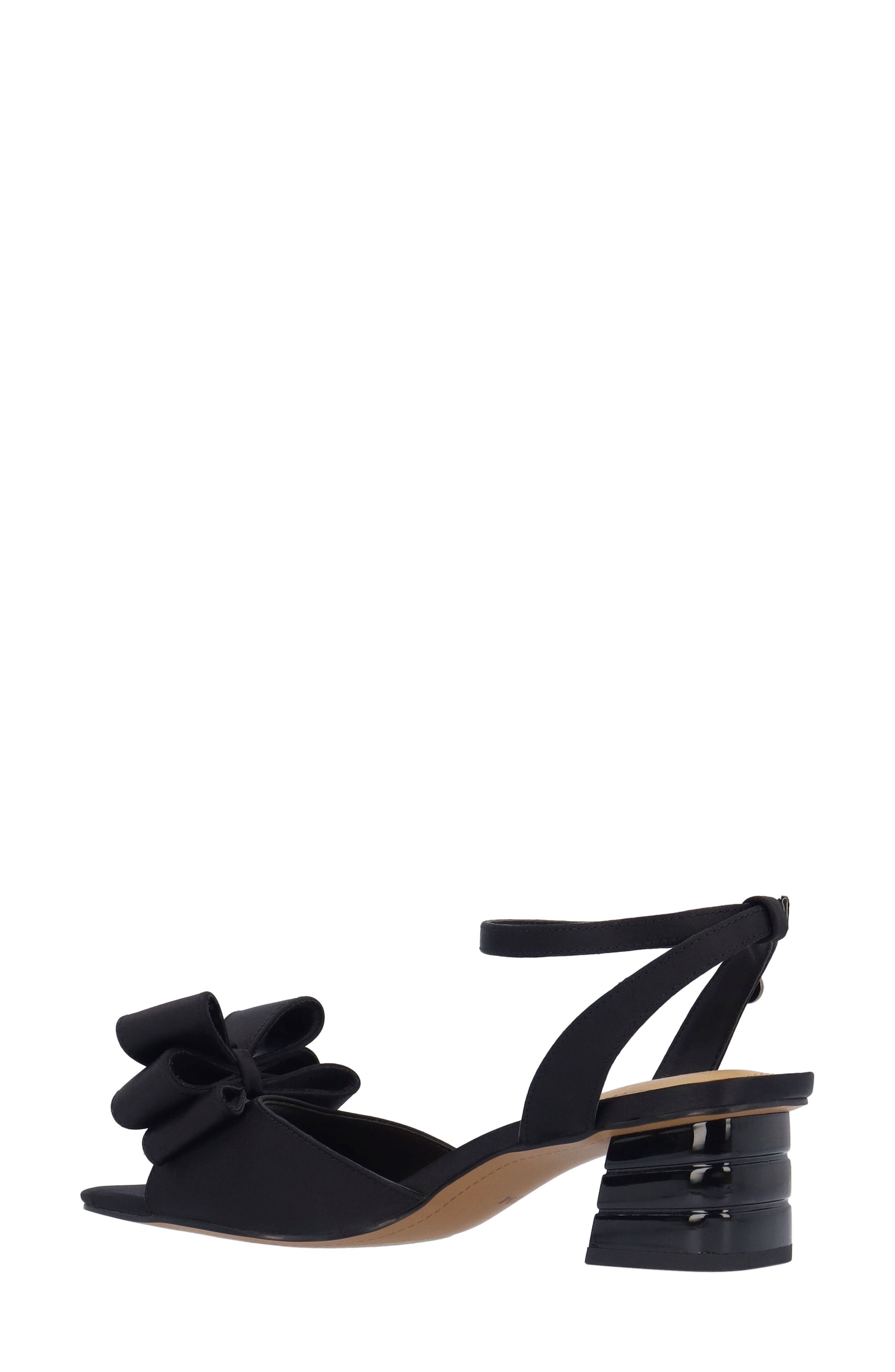 J. Reneé Novela Ankle Strap Sandal, Alternate, color, Black