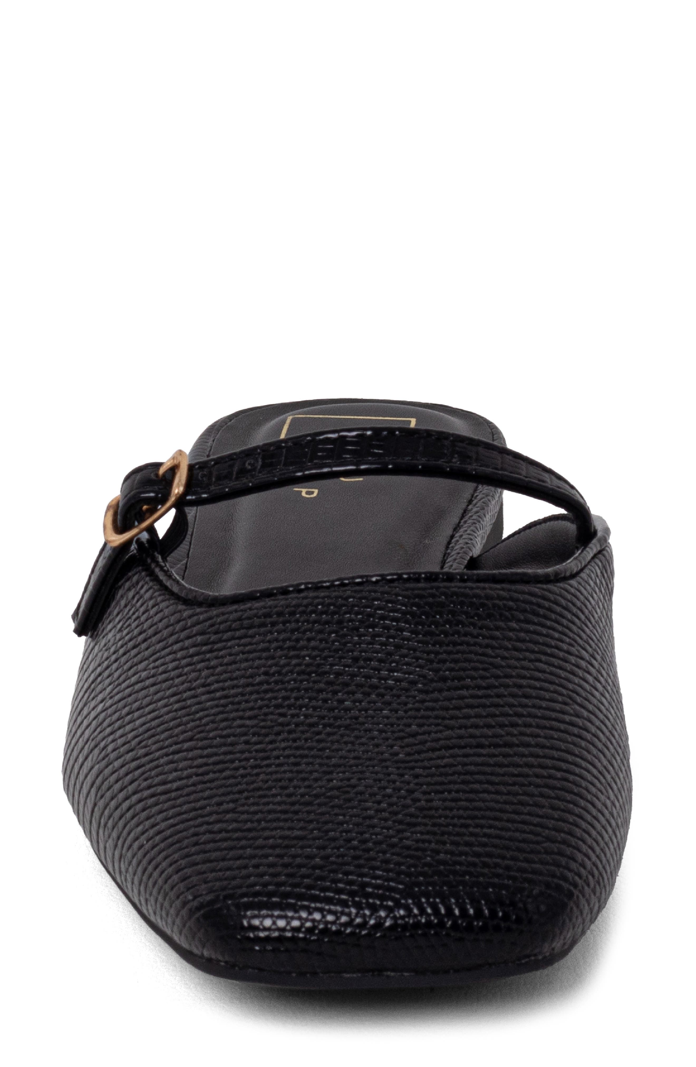 SHUSHOP Athena Mule, Alternate, color, Black Lizard