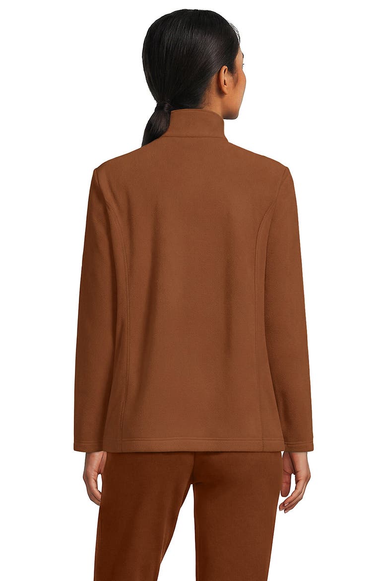 Anyweather Fleece Full Zip Jacket, Alternate, color, Rich Ginger Brown/Light Camel