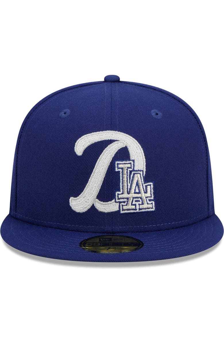 New Era Men's New Era Royal Los Angeles Dodgers Duo Logo 59FIFTY Fitted Hat, Alternate, color, Royal