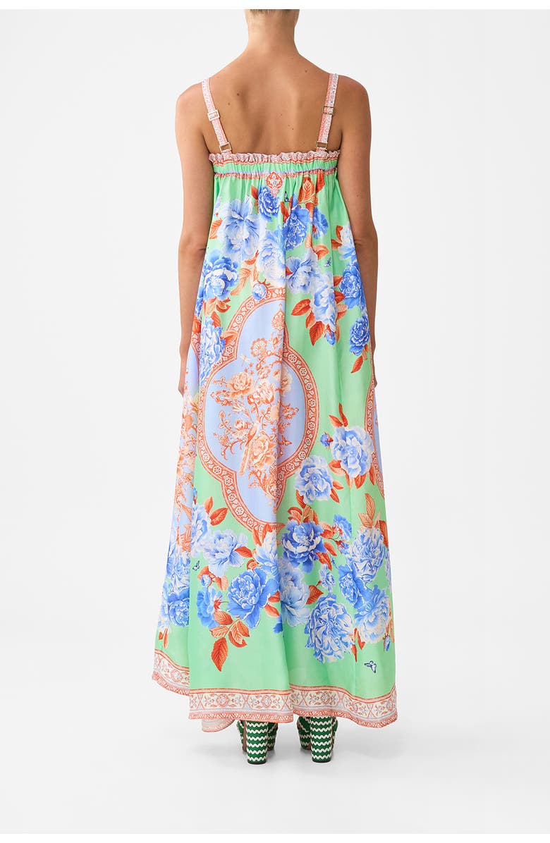 Camilla Wide Strap Sundress Topkapi Pop, Alternate, color, Topkapi Pop