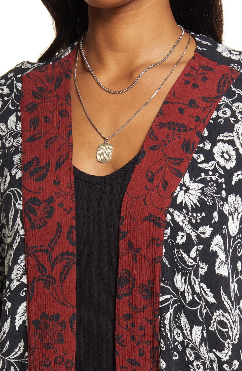 Treasure & Bond Border Print Duster, Alternate, color, 