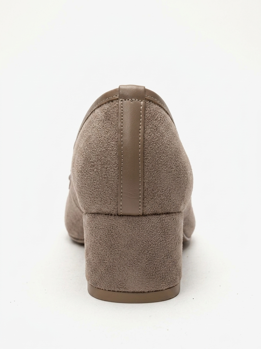 Leslie Block Heel Pump, Alternate, color, Mink Suede