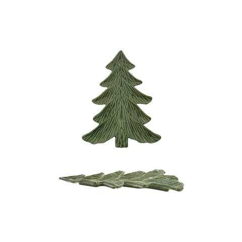 Debossed Dolomite Tree Platter