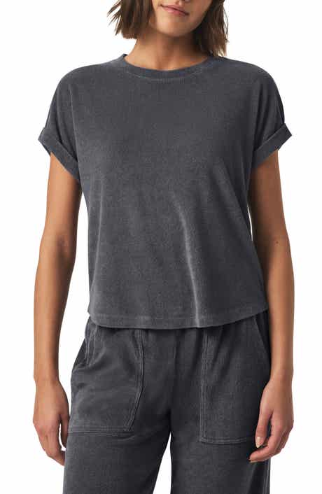 Splendid Taryn Cuffed Terry T-Shirt