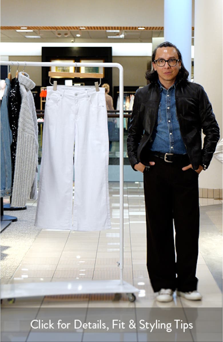 Saige Mid Rise Ankle Wide Leg Jeans, sales video thumbnail