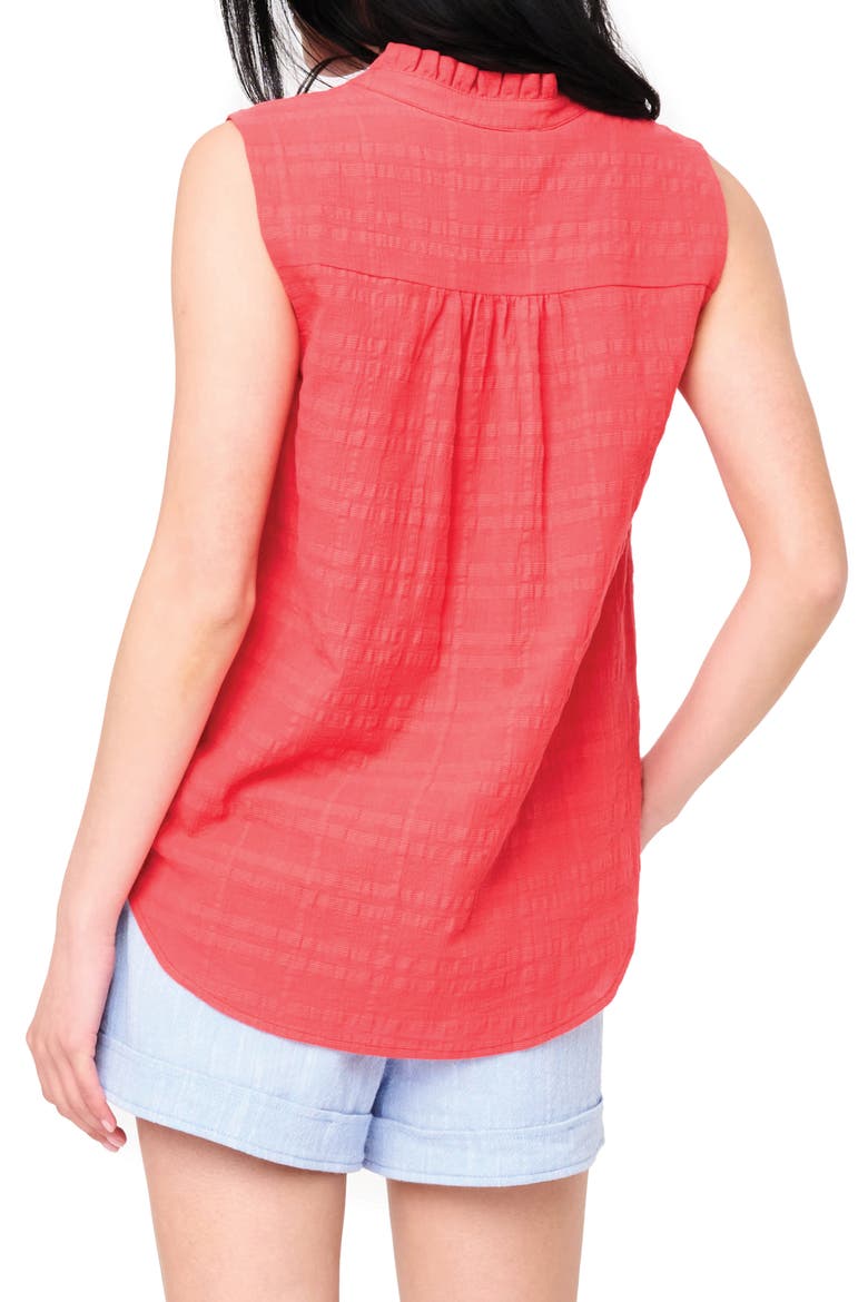 Cameron Cotton Gauze Tank Top, Alternate, color, HIBISCUS