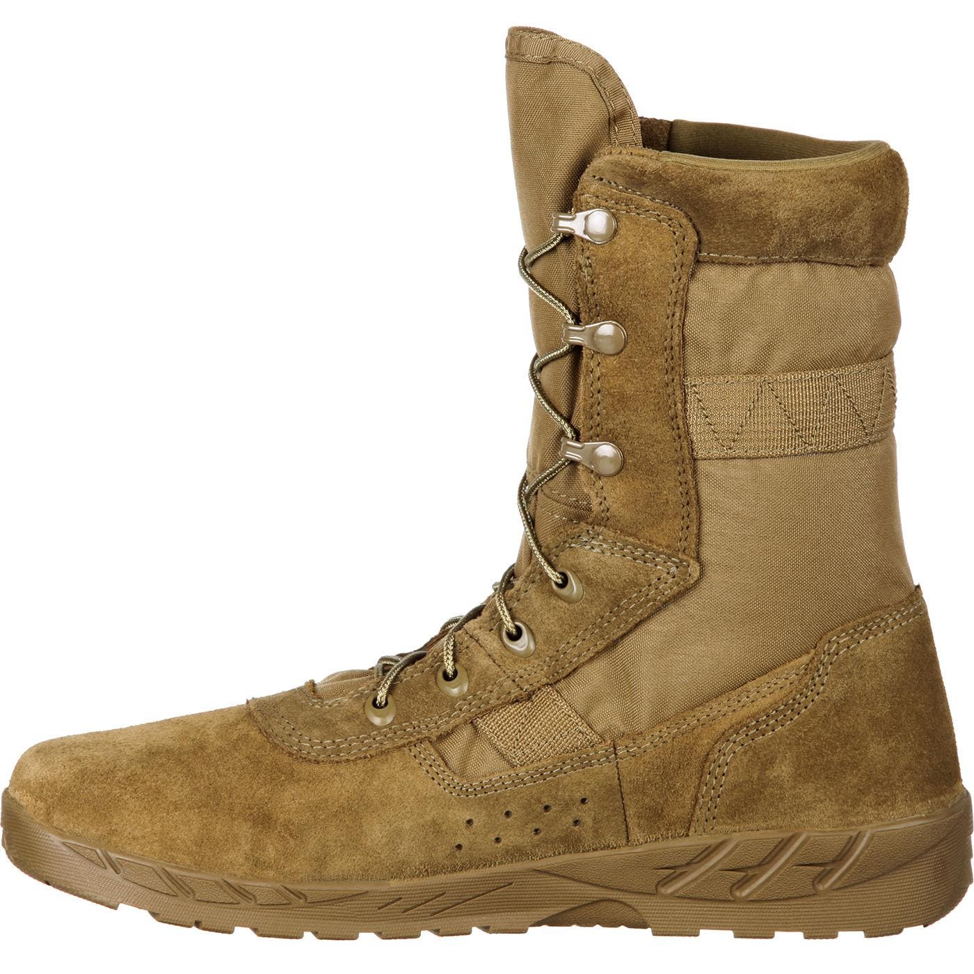 Rocky C7 Lightweight Commercial Military Boot, Alternate, color, Coyote Brown