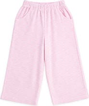 Florence Eiseman Stripe Terry Wide Leg Pant