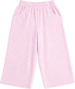 Florence Eiseman Stripe Terry Wide Leg Pant
