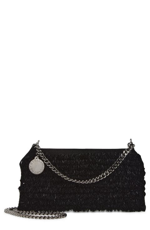 Mini Falabella Beaded Satin Evening Bag