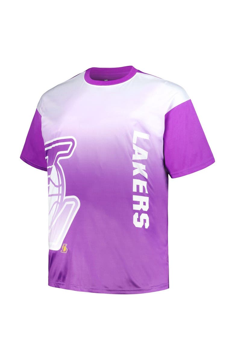 FANATICS Men's Purple Los Angeles Lakers Big & Tall Sublimated T-Shirt, Alternate, color, Purple