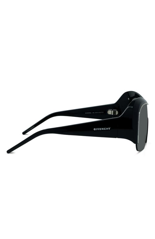 Givenchy Night Bird Geometric 131mm Shield Sunglasses