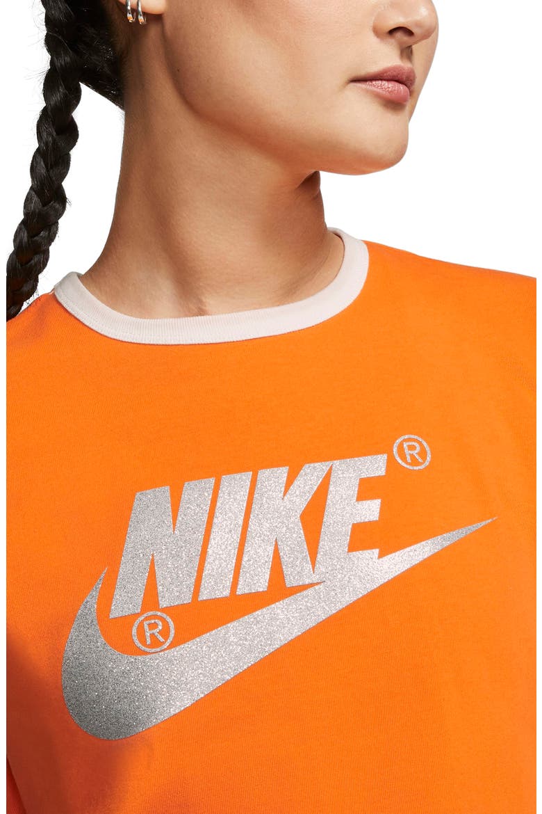 x Olivia Kim NRG Futura Logo Tee, Alternate, color, BRIGHT CERAMIC