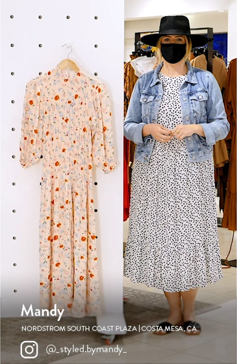Sarami Floral Long Sleeve Dress, sales video thumbnail