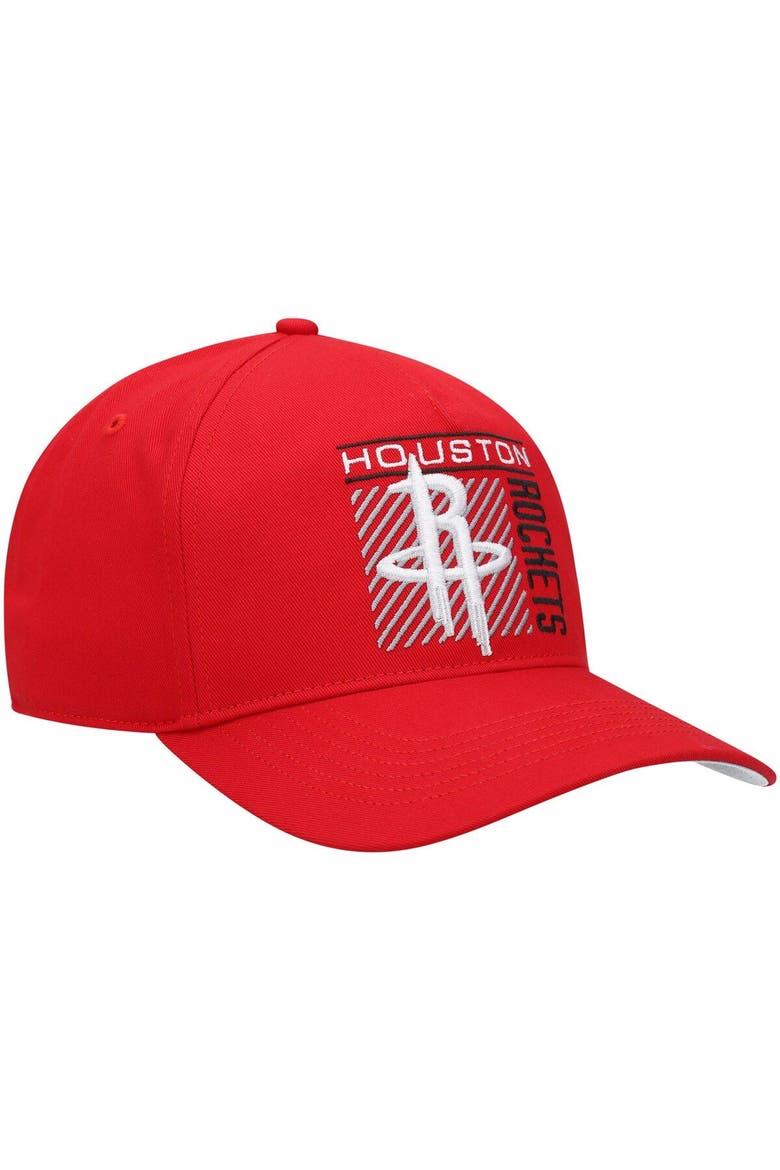 Men's '47 Red Houston Rockets Reflex Hitch Snapback Hat, Alternate, color, Red