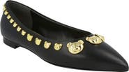 Moschino Teddy Bear Studded Flat