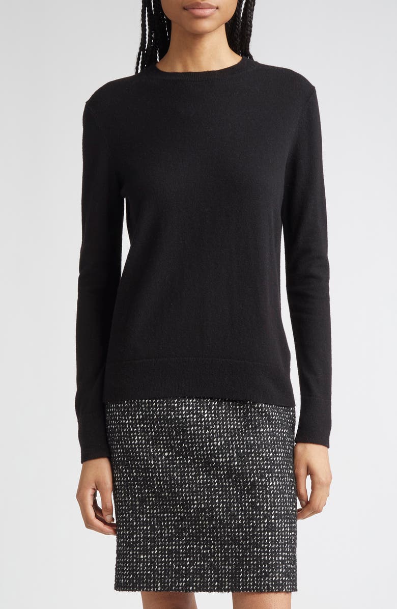 Lafayette 148 New York Long Sleeve Crewneck Sweater, Main, color, 