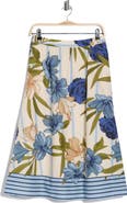 Halogen® Border Full Maxi Skirt